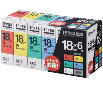 「テプラ」PROテープカートリッジ ベーシックパック